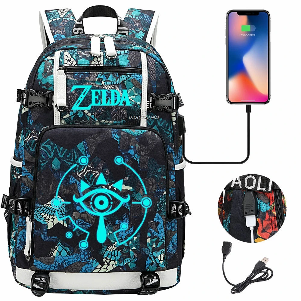 Zelda Backpack Student Schoolbag Computer Bag Backpack Birthday Gift for Girls Kids Boys