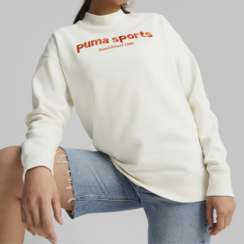 

Puma Оригинальная новая женская повседневная спортивная толстовка с принтом на флисовой подкладке 625305-65