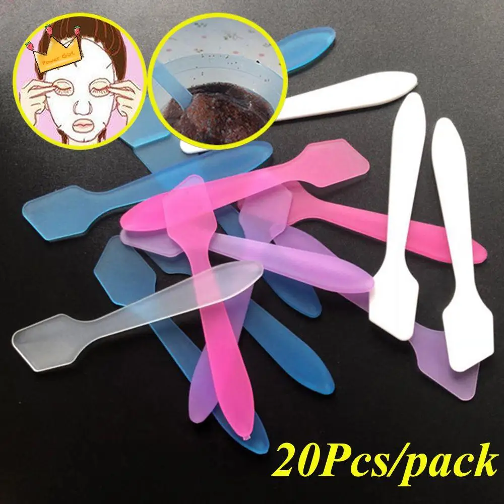 

Lady Plastic Makeup Tools Cream Skin Care Spatulas Mask Scraper Mixing Spoon Mask Stick Cosmetic Tools