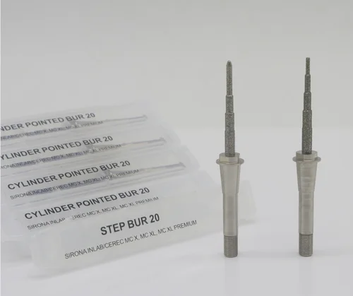 Imagen 2 del producto Vsmile Sirona Cerec MC XL paso 12 12S fresas de fresado puntiagudas de cilindro para molienda de cerámica de vidrio