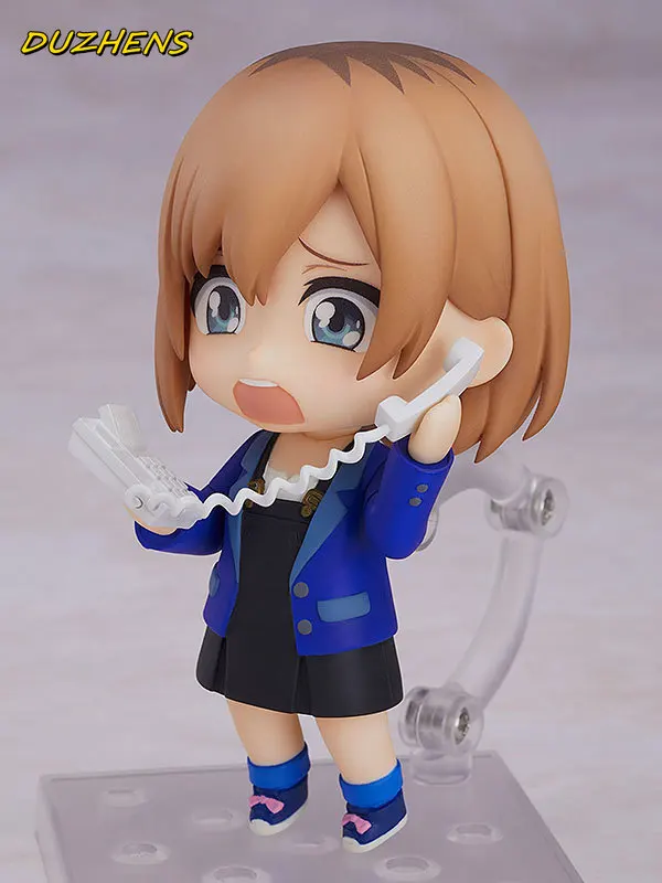 100% Original: anime Shirobako Aoi Miyamori Q version figma PVC Action Figure Anime Abbildung Modell Spielzeug Abbildung Sammlung Puppe Geschenk