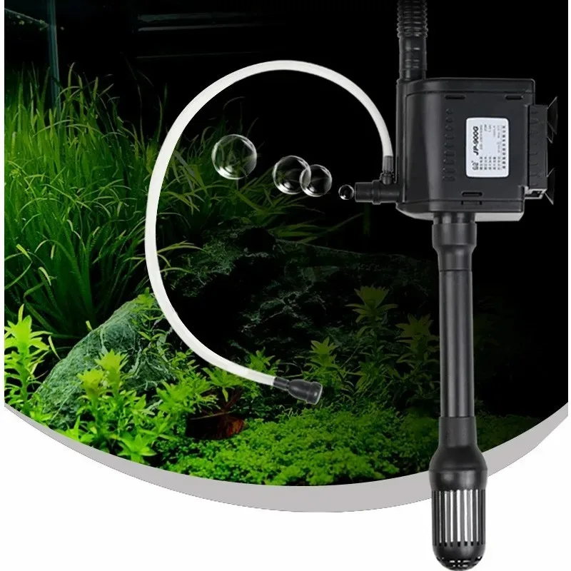 220-240V 6W 12W 20W 25W 45W Sunsun 3 in 1 Multi Functions Submersible Pump + Filter + Add Oxygen For Aquarium Fish Tank