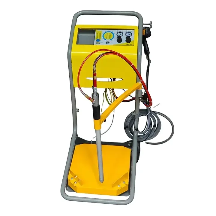 

High quality Feed box vibrating powder coating machine in Metal Coating Machinery