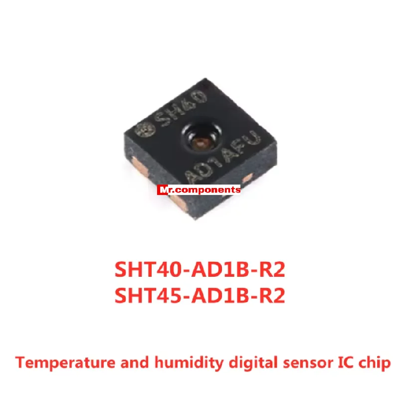 5PCS SHT40-AD1B-R2 SHT45-AD1B-R2 DFN-4 Temperature and humidity digital sensor IC chip New