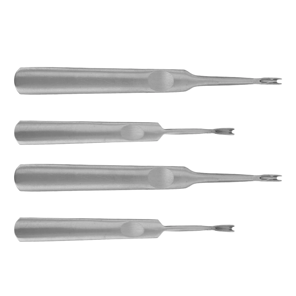 4 pezzi strumento per scanalatura taglio in metallo smussatore smussatore lavorazione della pelle scanalatura costruzione domestica efficiente resistente all'usura