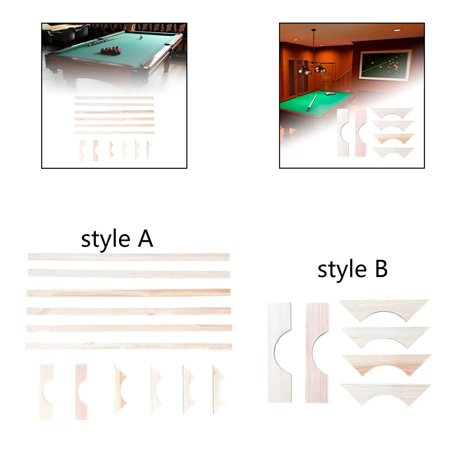 

Wood Shim Wedges for Billiard Pool Table Attachment Easy Installation Billiards Accessories Pool Table Installation Shims