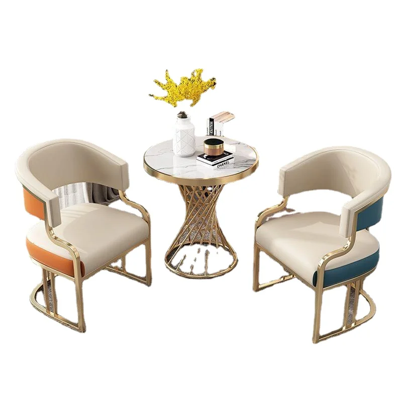 Luxury dining chairs, high-end tea chairs, hotel negotiation chairs, coffee and milk tea shop seats