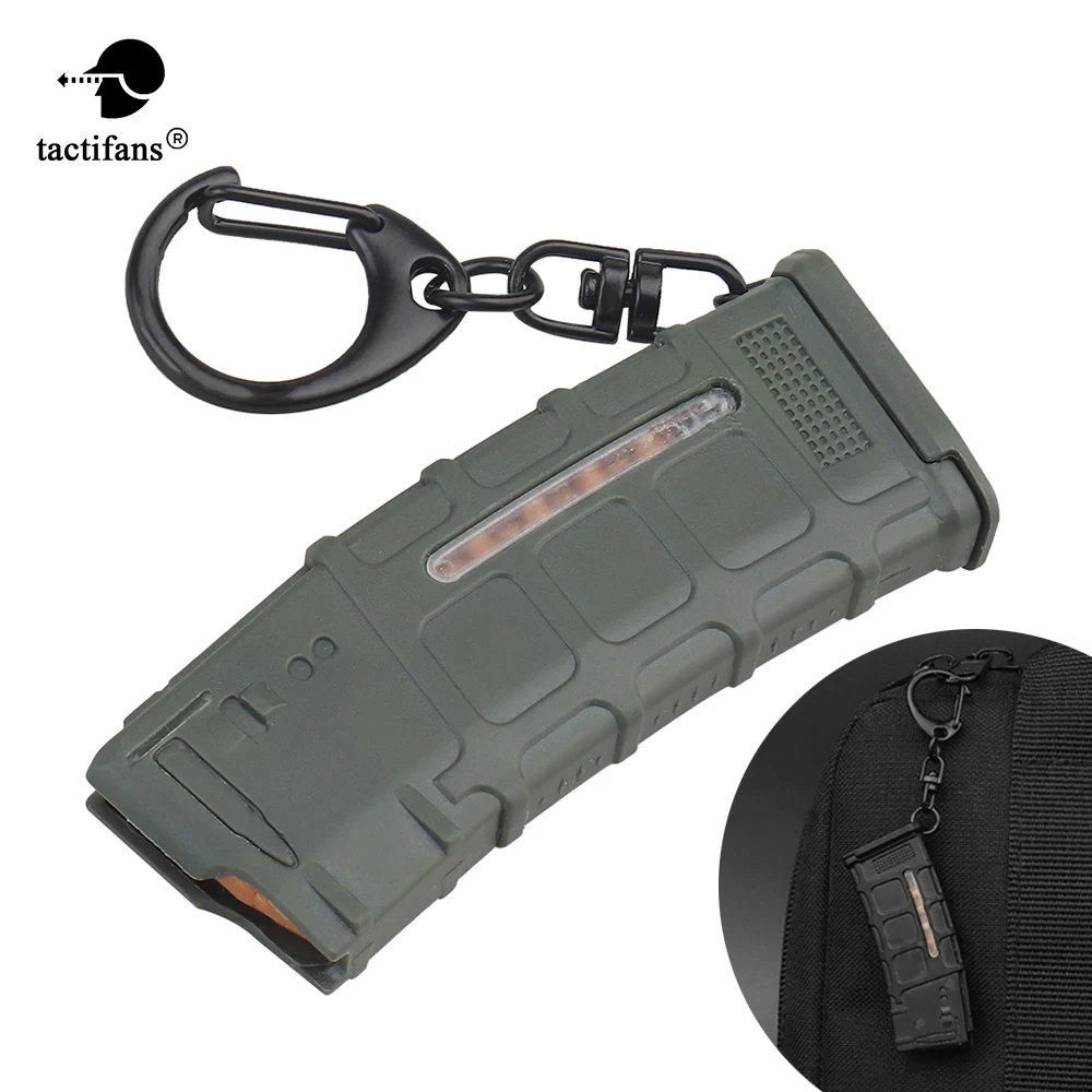 Tactical Airsoft MP MAG Shape Model Mini Keyring Backpack Ornaments 5.56mm Magazine Decoration Gift Keychain Paintball adornment