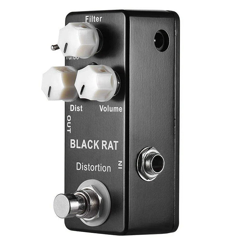 MOSKYAUDIO Black RAT Distortion Mini Guitar Effect Pedal Guitar Parts & Accessories