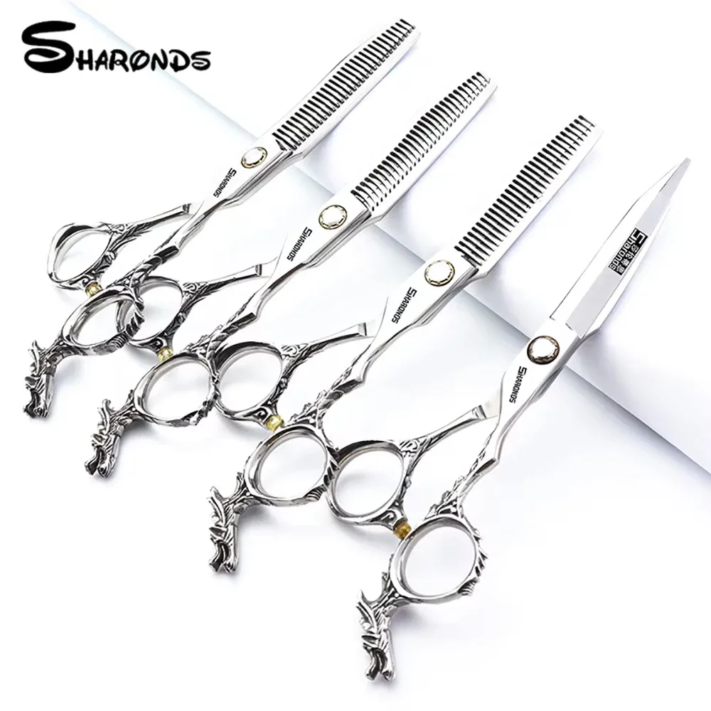 

SHARONDS Professional hairdressing Scissors 6-inch professional barber clipper exclusive barber shear hairstylist hair Scissors