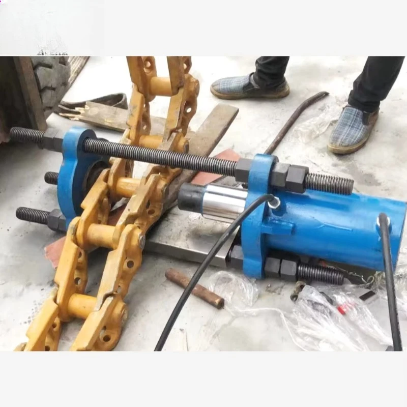 

150T Portable Hydraulic Track Link Pin Press Machine Track Link Pin Pusher for Excavator