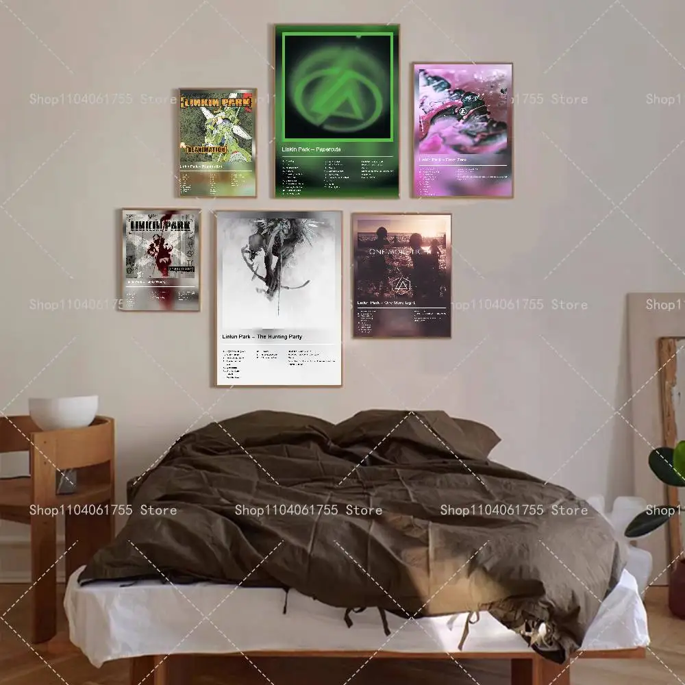 Classics Band L-Linkin P-Parks Poster Self-adhesive Art Waterproof Paper Sticker Coffee House Bar Room Wall Decor