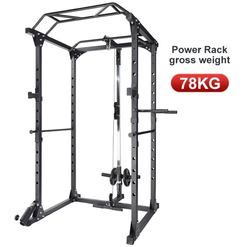 Custom Multifunctional Squat Rack Heavy-Duty Gym Strength Training Power Rack