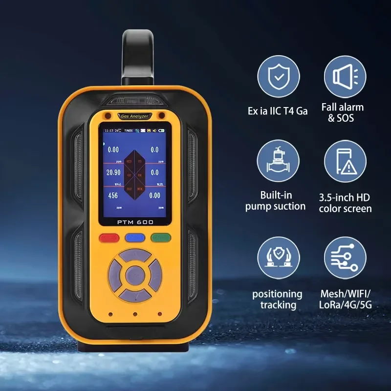 High Accuracy Detector Portable High Sensitivity Sniffer Fast Response Leak Detector for Natural LPG Methane