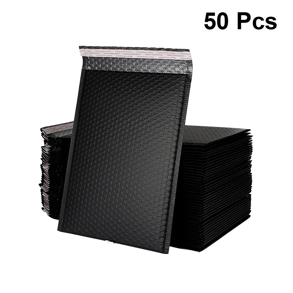 50 Pcs Bubble Bag Shockproof Foam Card Envelopes Small Business Packaging Supplies Practical