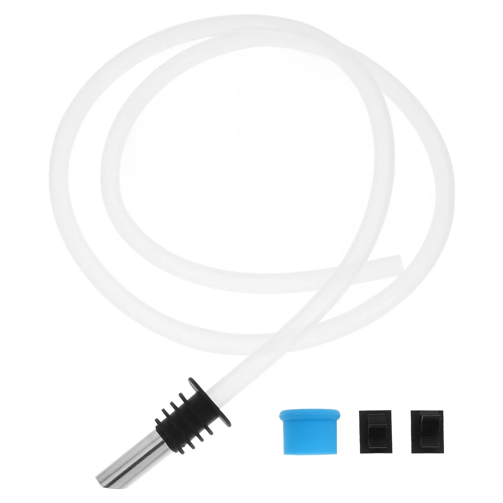 Soap Dispenser Extension Kit Flexible Silicone Tube Metal Check Valve Backflow Preventer Kitchen Sink Accessories Hose