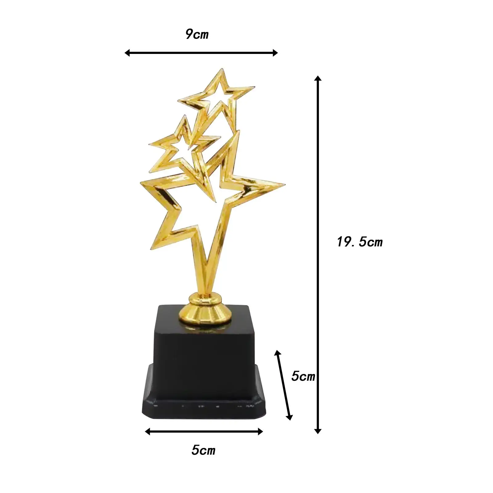 Star Trophy Award Pp Gold Award Trophie do dekoracji imprezowych