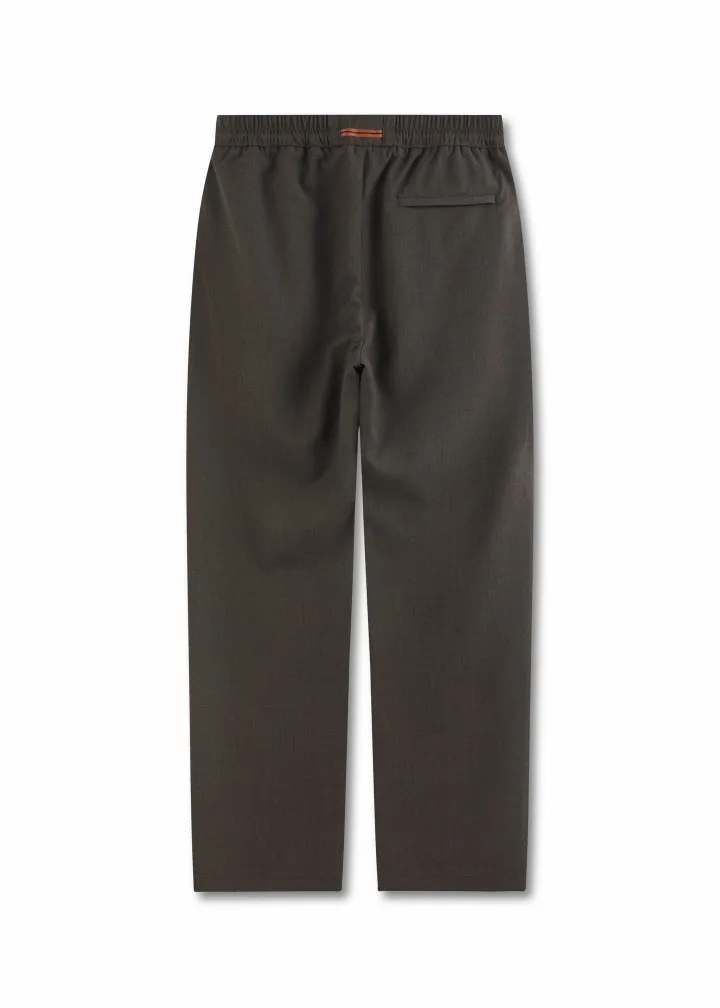 Men's Old Money Style 26S New Cotton Wool Acetate Blend Drawstring Relaxed Fit Casual Durable Long Pants