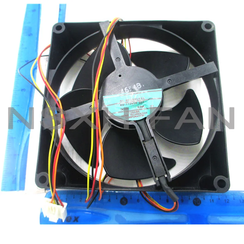 Ventilador AU-11240R-02 AU-11240R-04, AU-11240R-305, AU-11240R-301, 14V, 0.095A, AU-11340L-01, 11CM