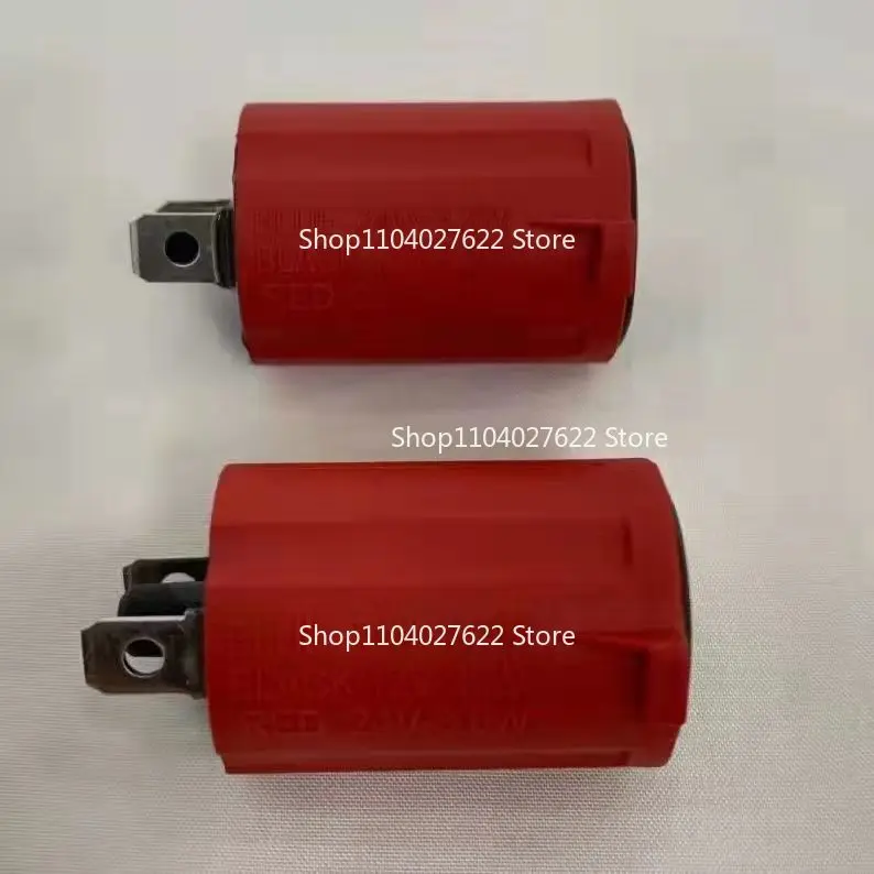 

For milking machine electronic pulsator accessories DeLaval solenoid valve red black 12V24V DeLaval equipment accessories