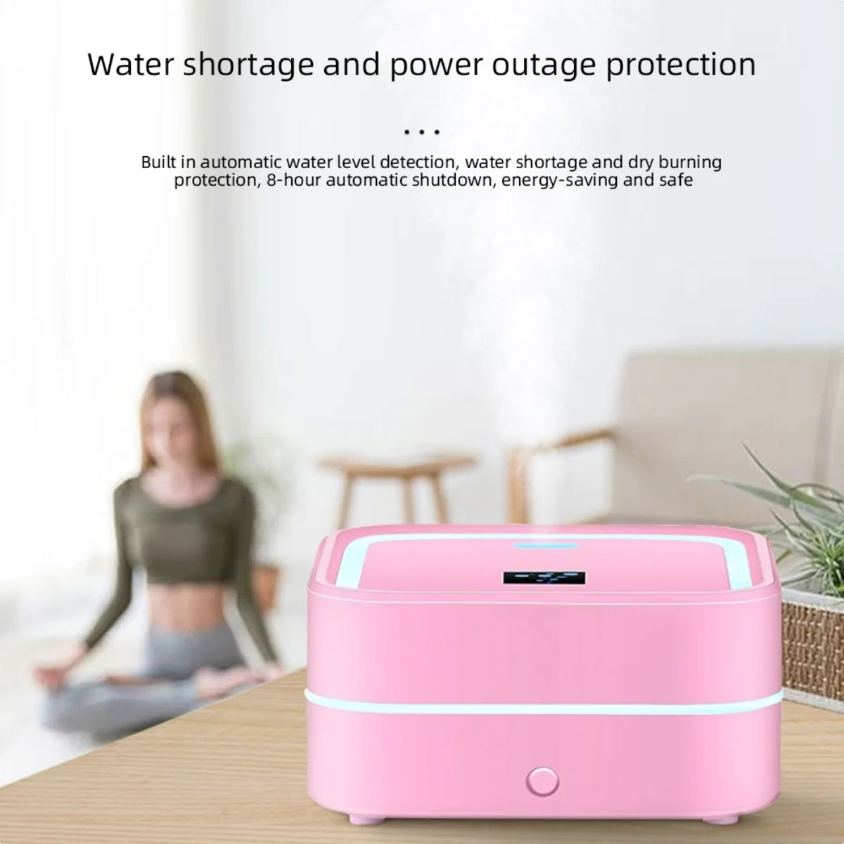 MultiColor LED Humidifier & Aromatherapy Diffuser  Compact for Car, Desk & Office Use