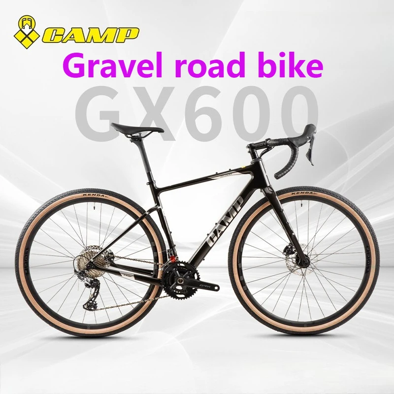 

2025 CAMP GX600-22Speed T800 Carbon Fiber Road Bike,Hydraulic Oil Disc Brakes,Off-Road bicycles,Gravel Racing велосипедная вилка