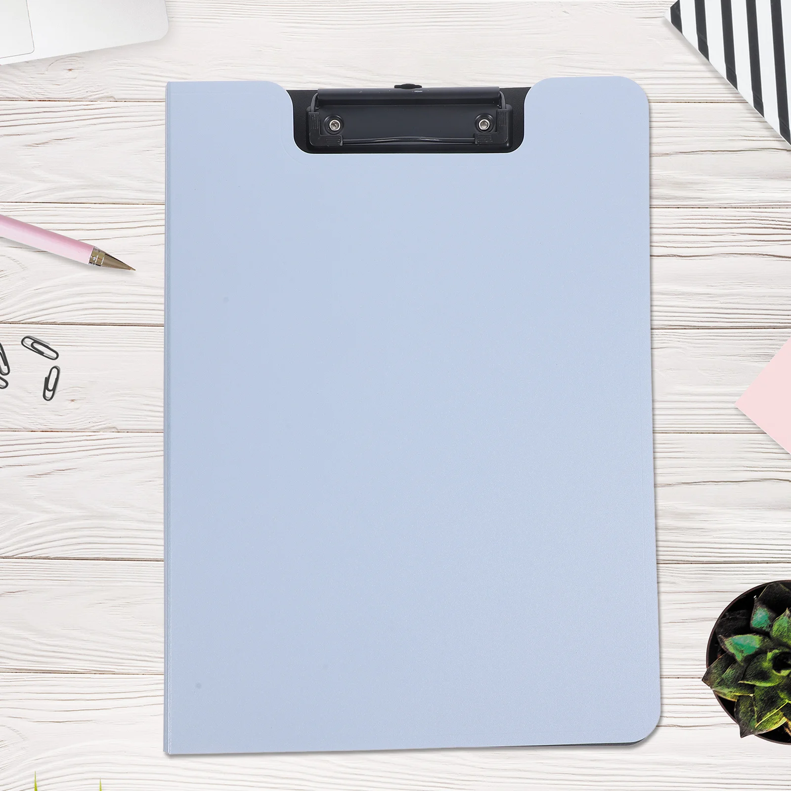 

Sturdy Lightweight Clipboard Multi-Function Writing Support Board for Office School Fieldwork Document Storage Clip Organizer