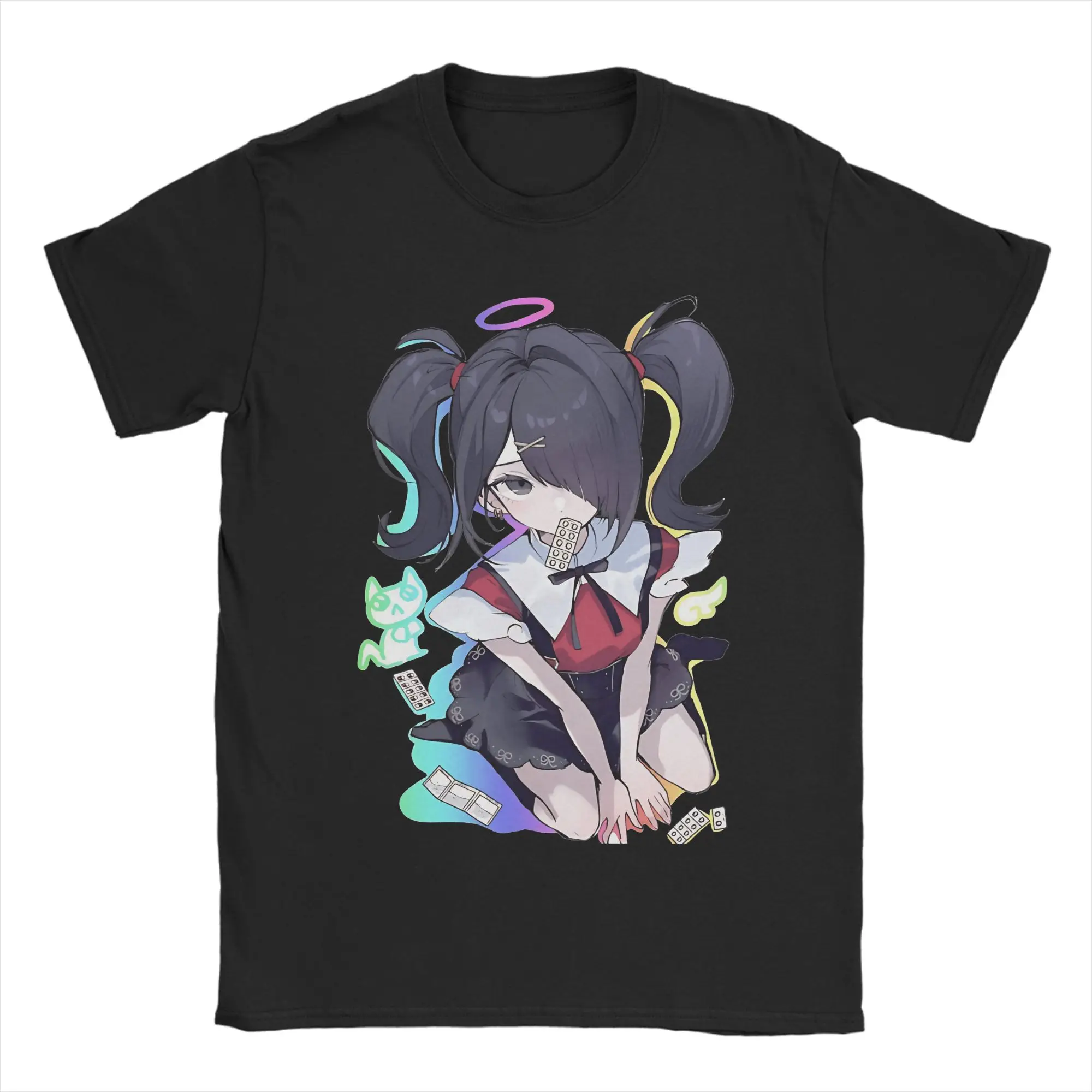 

Футболка Needy Streamer Overload, пляжная футболка из чистого хлопка, мужская футболка для отдыха, винтажный топ с короткими рукавами