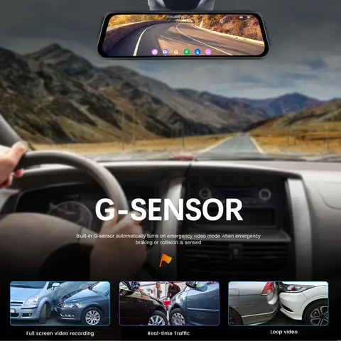 10 best sales rearview mirror dual channel recorder - №2