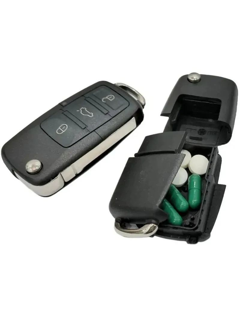 

Disguising Fake Car Keys, Mini Hidden Safe, Secret Compartment, Hidden Box, Empty Car Key, Fob Hidden