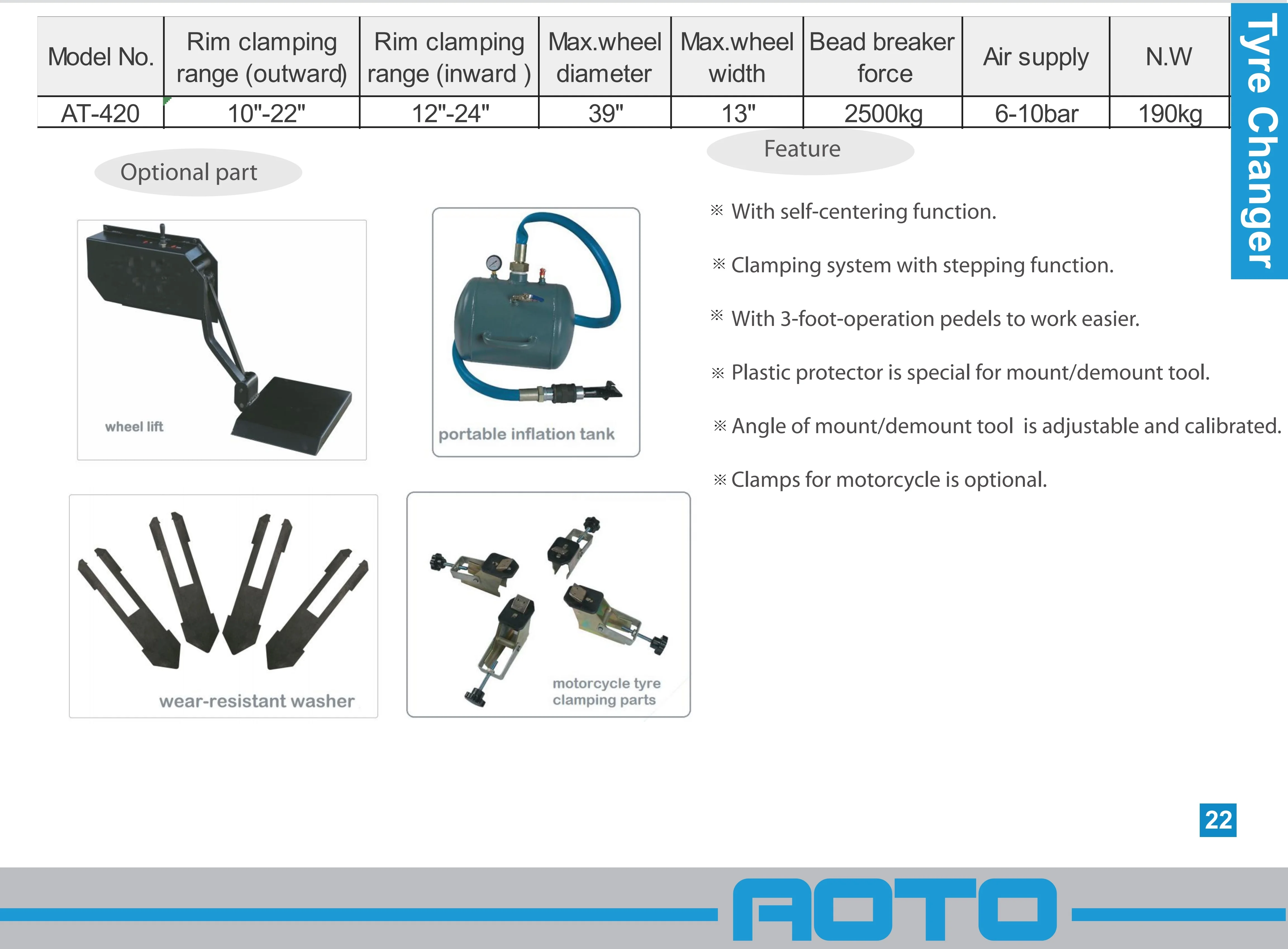 Tire Changer Machine Car Tyre Changer Machine  with Swing Arm Wheel Balance Air Compressor Combo Fast Delivery