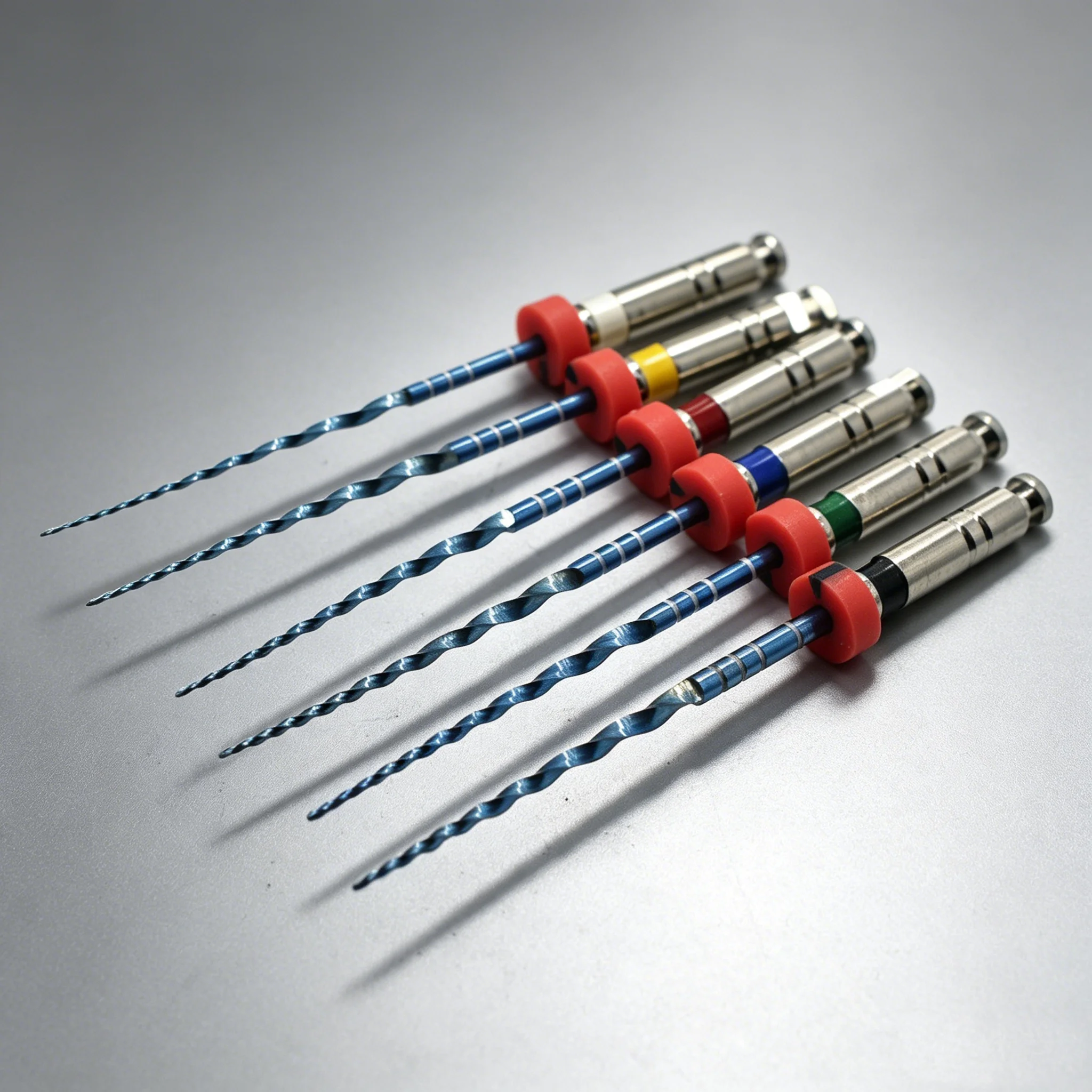Dental Rotary Files Instruments 0.04 Taper Blue Files Endo Dentistry For Cleaning Root Canals