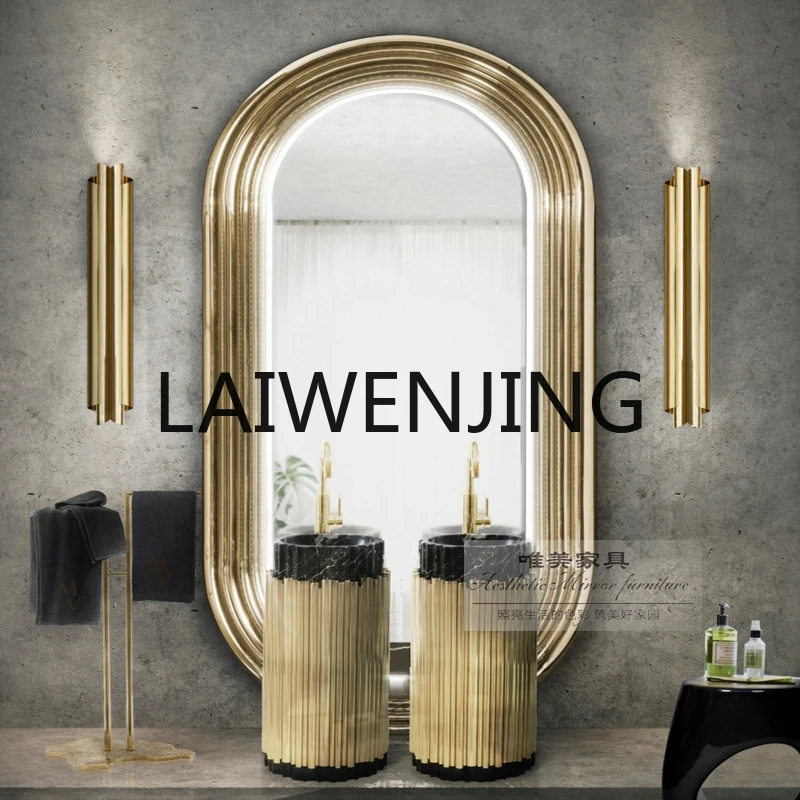 Picture 4: YS6Modern Simple Full Body Home Bedroom Decorative Mirror Fitting Wall Mirror Bathroom