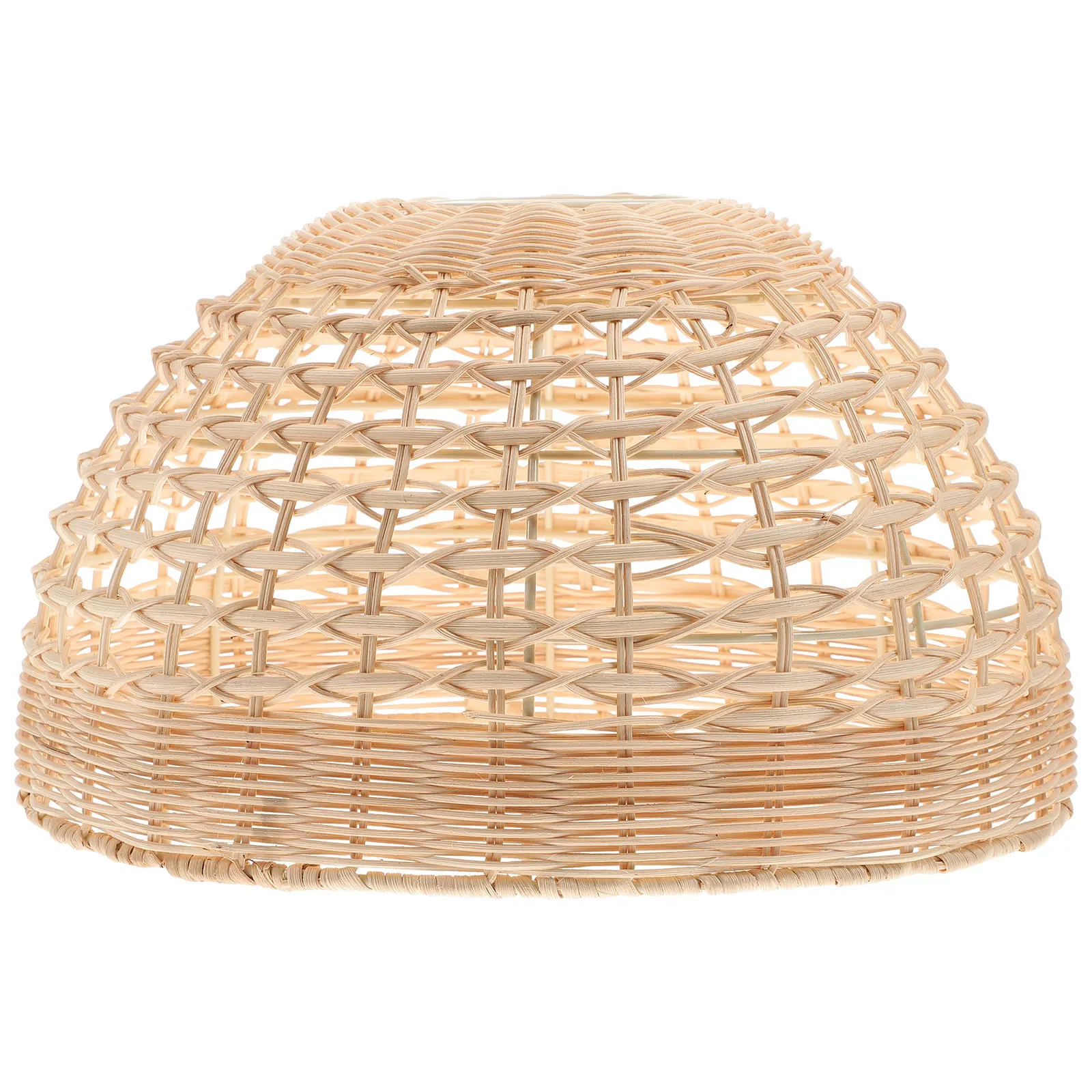 

Rattan Lampshade 28x16cm Pendant Light Covers Woven Shades Decor Bedroom Living Room Kitchen Study Lighting