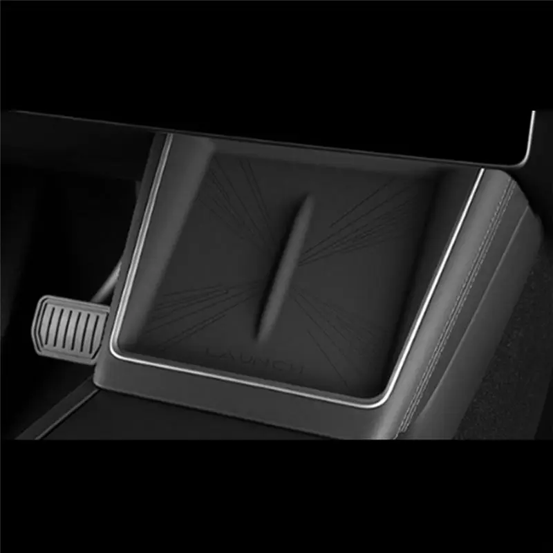ABIB -Car Center Console Wireless Mat Screen Protect Frame Rearview Mirror Frame For Tesla Model Y Juniper 2025