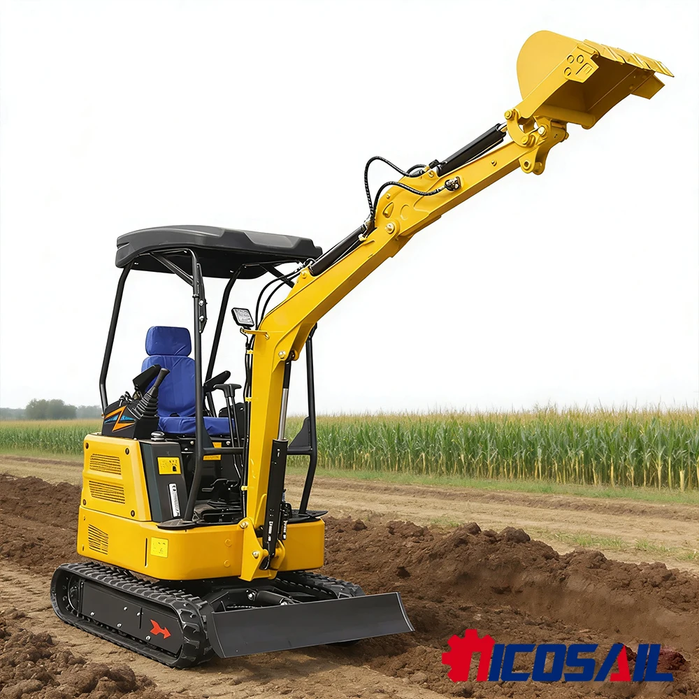 

OKW20 Mini Excavator Excavator Efficient 2000kg Construction Machinery Warranty 1-Year Track