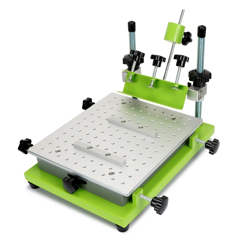 High Precision 28*32cm Manual Screen Printing Machine Stencil Printer For SMT Assembly PCB Solder Paste Electric Accessories