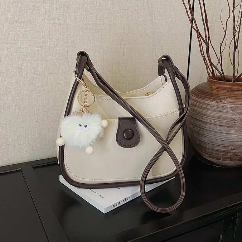 

Элегантная модная женская кожаная сумка на плечо класса люкс 2025 года, знаменитая дизайнерская классическая популярная винтажная сумка ​