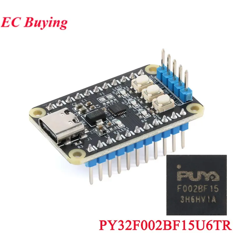 PY32F002BF15U6TR PY32F002B PY32F002 Core Chip Development Board Module 24Mhz 32-bit ARM Microcontroller 24KB Flash 3KB SRAM