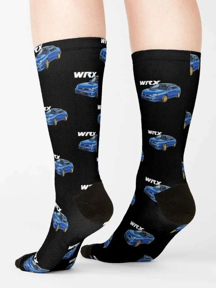 JDM WRX GDB Bugeye RALLY calcetines azules para hombres y mujeres, medias móviles, Crossfit, marca de lujo