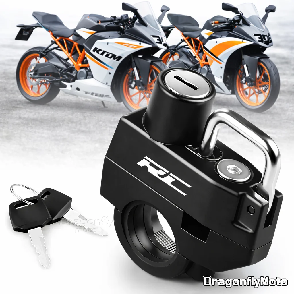 

Замок для мотоциклетного шлема для KTM RC 125 200 250 390 rc390 2014 2015 2016-2018, противоугонное устройство для блокировки шлема