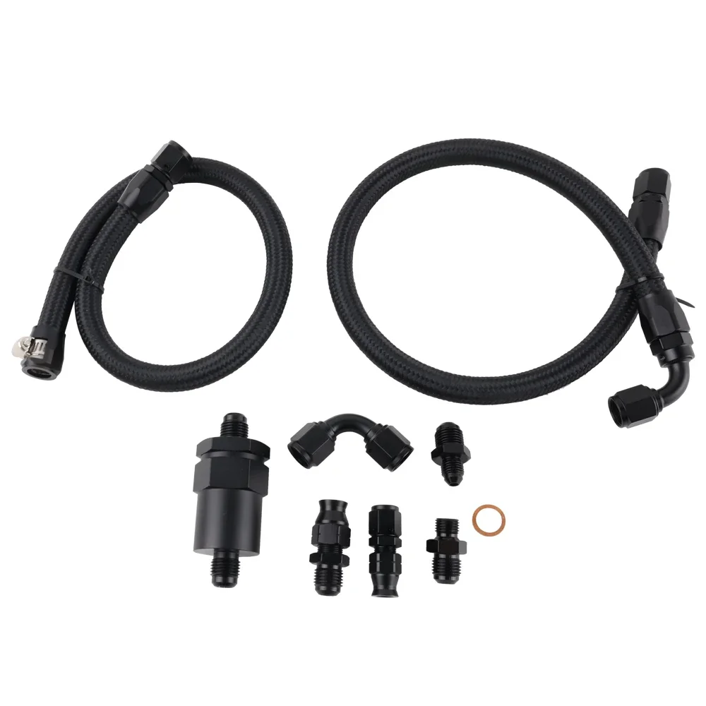 K Series Tucked Fuel Line Kit For Honda Civic Integra Feed Return Line K20 K24