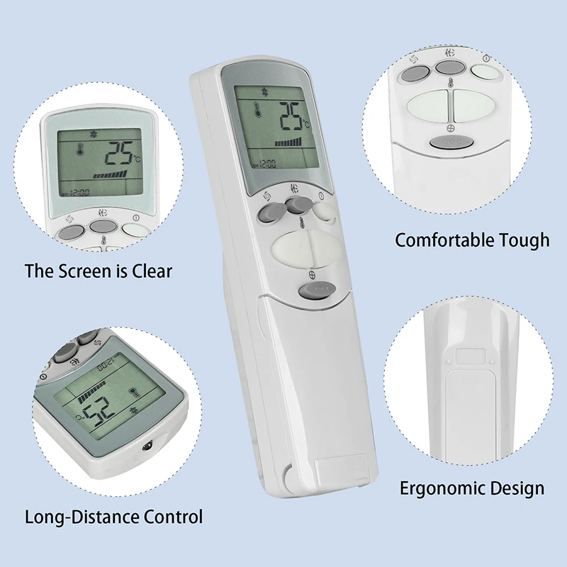 Remote Control For LG Air Conditioner 6711A90032L 6711A90032N 6711A20128B 6711A20091G 6711A90032Y 6711A90091H 6711A90032K KTLG01