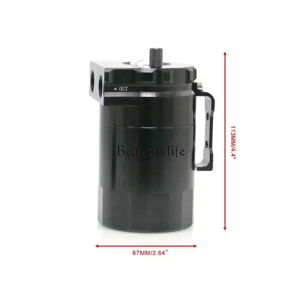 Car Modification Fittings with Air Filter Breathable Engine Oil Jug OTC-1019 with Pipe and Bracket