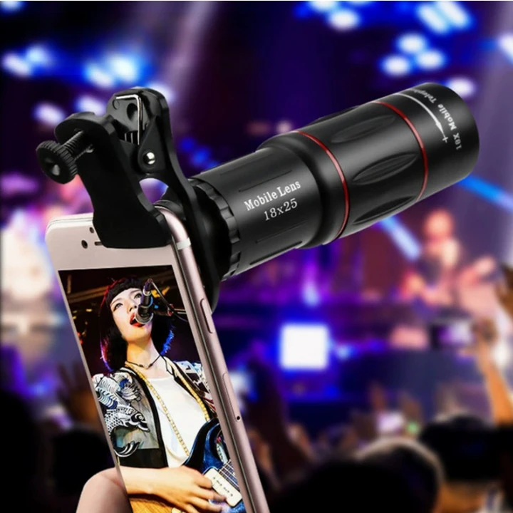 Suitable for concerts, scenery competitions tourism external zoom telephoto, 18 * 25 high-definition mobile phone telescope lens