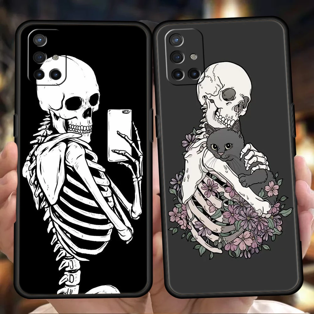 Red Love Skeleton Diagram Luxury Phone Case For Oneplus Nord N100 N200 N10 10 7 8 9 7T 8T 9R 9RT CE 2 Z Pro 5G Silicone Cover