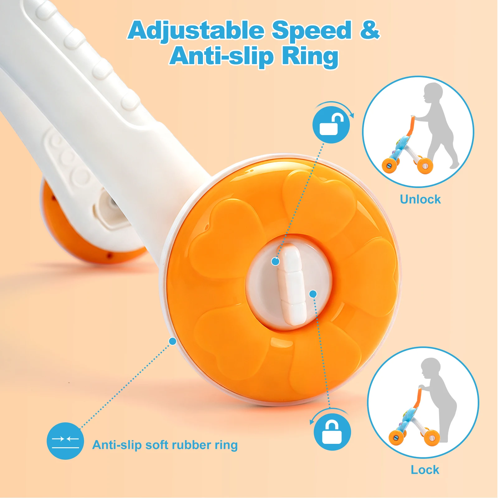 Baby Cartoon Activity Table&Pu - Baby Walker Activity ulasan dan harga