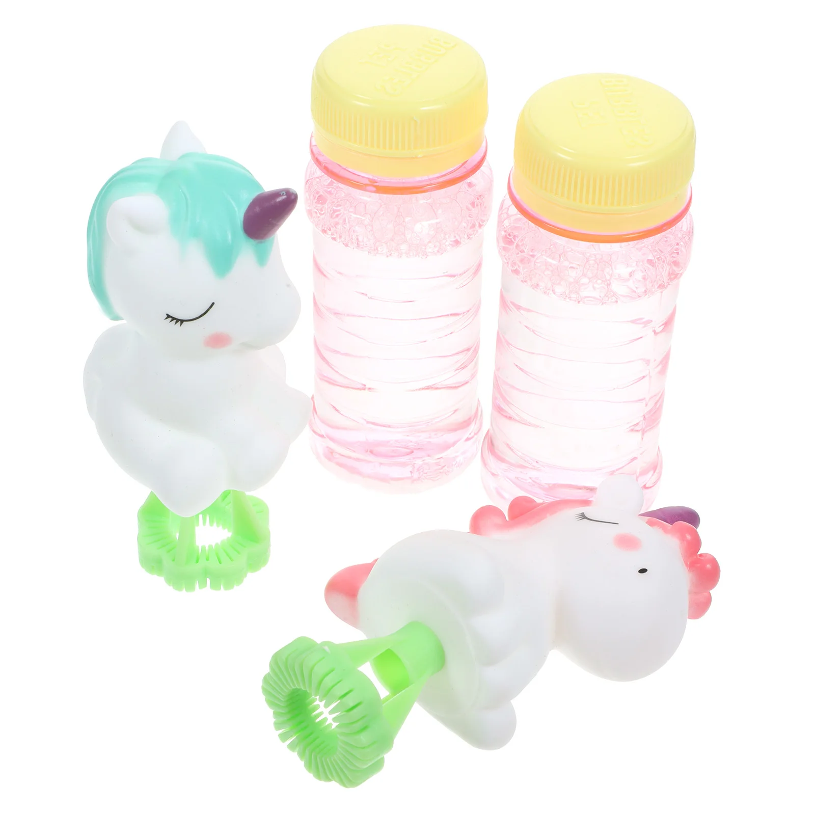 2pcs Wand For Kids Colorful Blowing Portable Plaything Summer Outdoor Party Favors Funny Bubble Maker Stick Safe Mini