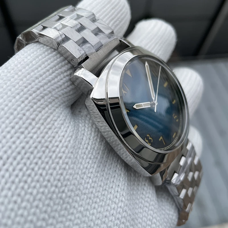 STEELFLIER Men DIVER นาฬิกา 42 มม.นาฬิกาข้อมือกลไกอัตโนมัติ 20Bar กันน้ํา C3 Luminous Sapphire Mirror NH35