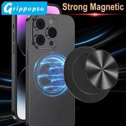 Grippopso Aluminium Magnetic Cellphone Tok Phone Holder Expanding Stand Socket Support Foldable Universal For Smartphone Bracket